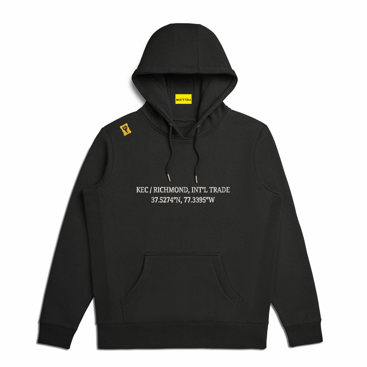 Kenmore Envelope - Unisex Hooded Sweatshirt - Black - Custom